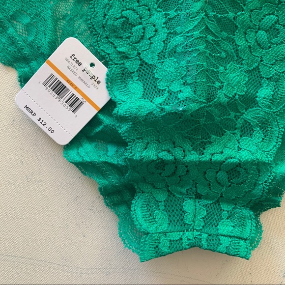 Free People | Pink & Green Lace Undie 2 Pc Bundle - Picture 9 of 15